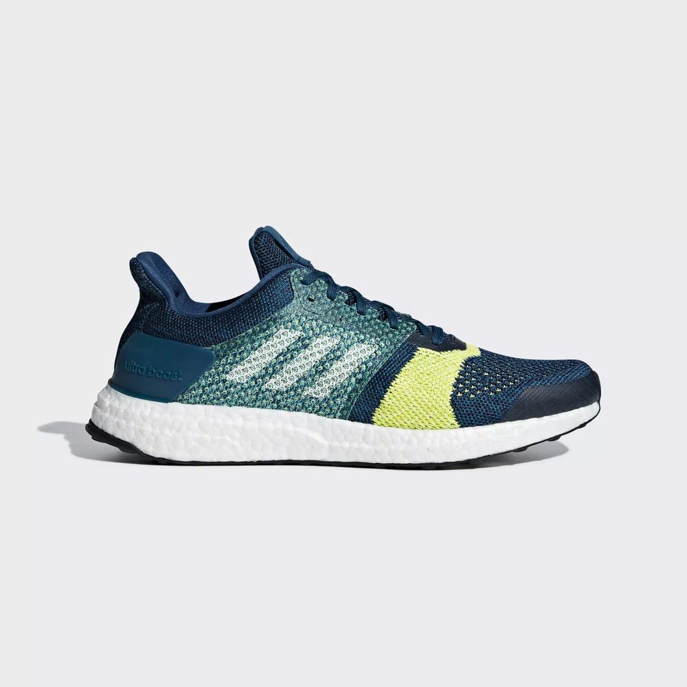 Adidas Ultraboost ST Tenis Para Correr Azules Para Hombre (MX-22196)
